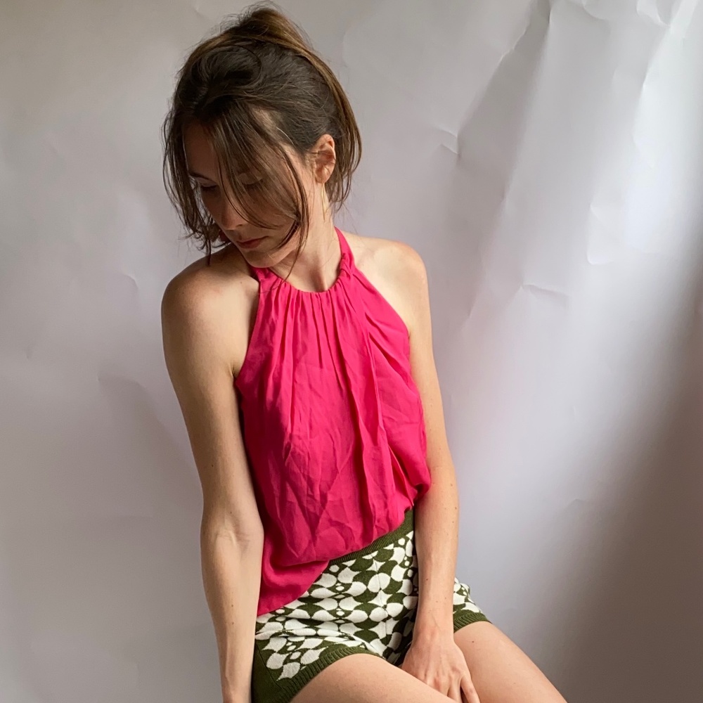 Trina Turk Silk Tank Top XS NWT